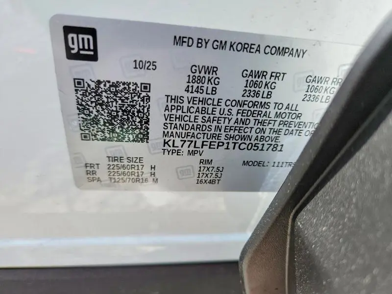 2026 CHEVROLET TRAX LS  