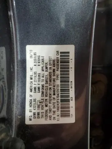 2013 HONDA ACCORD SPORT  