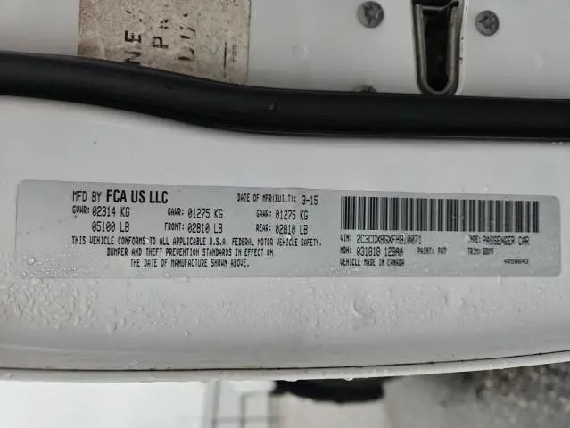 2015 DODGE CHARGER SE  