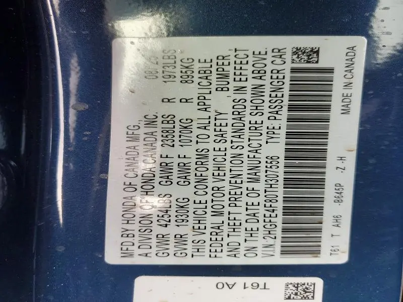 2026 HONDA CIVIC SPORT  