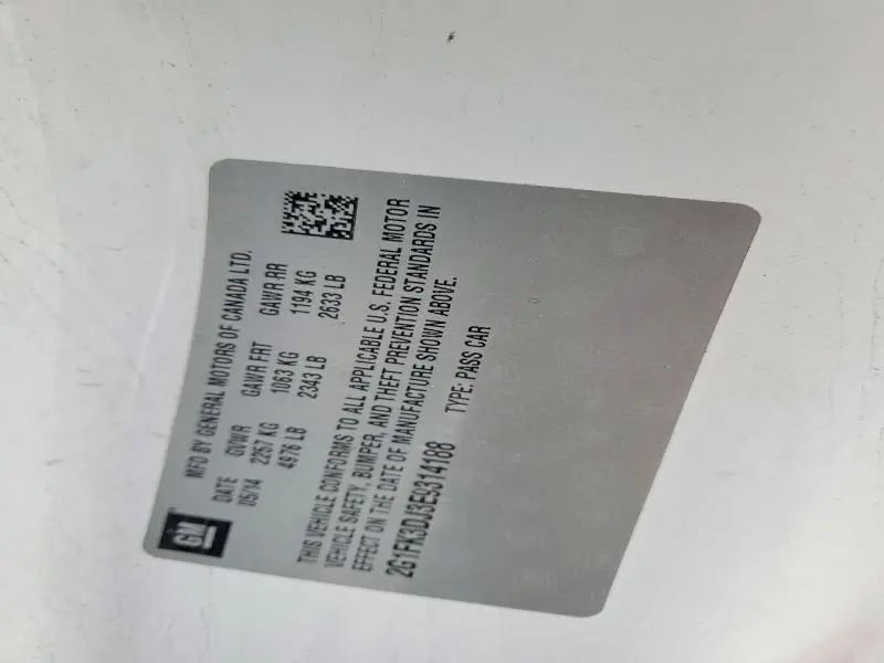 2014 CHEVROLET CAMARO 2SS  