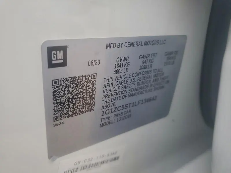 2020 CHEVROLET MALIBU LS  