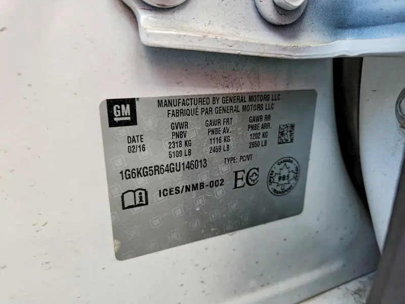 2016 CADILLAC CT6 PREMIUM  