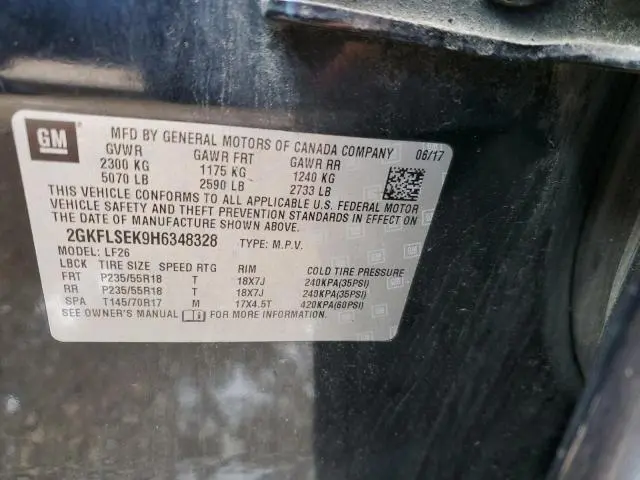 2017 GMC TERRAIN SLE  