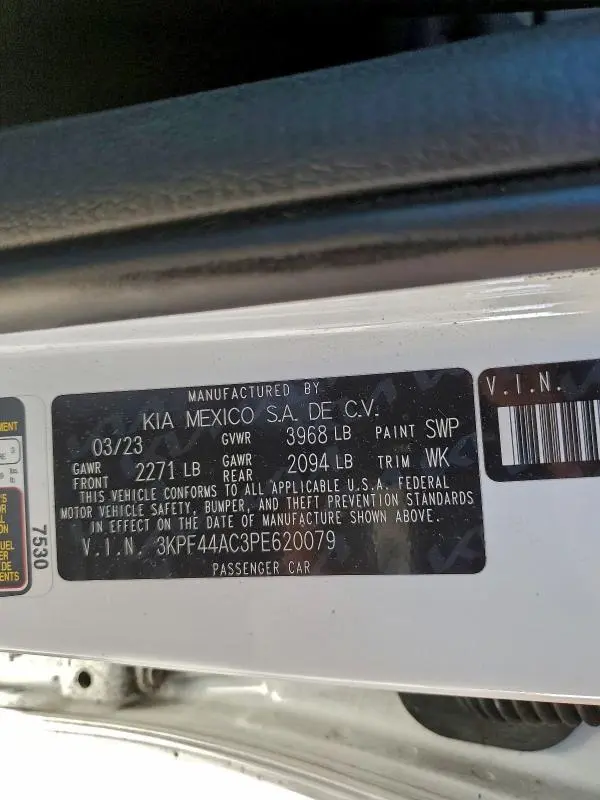 2023 KIA FORTE GT  