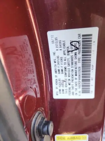 2013 HONDA ACCORD EXL