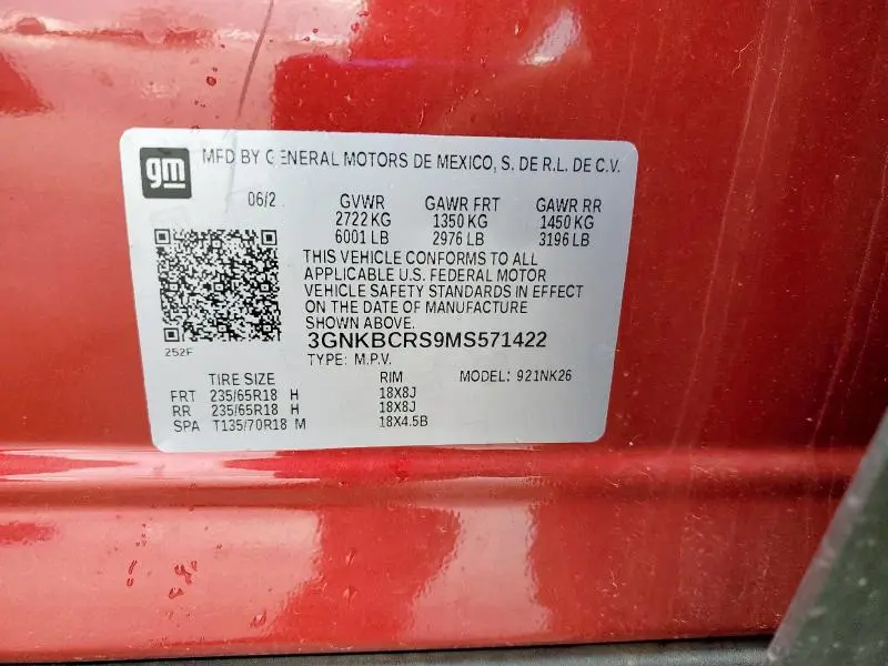 2021 CHEVROLET BLAZER 2LT