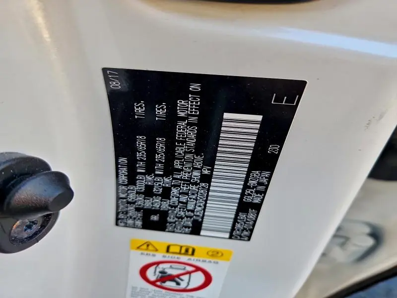 2017 LEXUS RX 350 BASE  