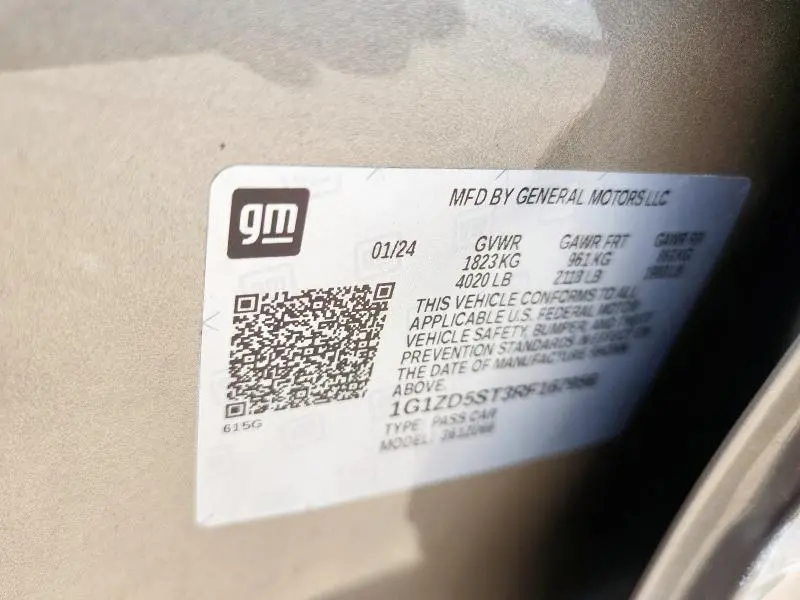 2024 CHEVROLET MALIBU LT  