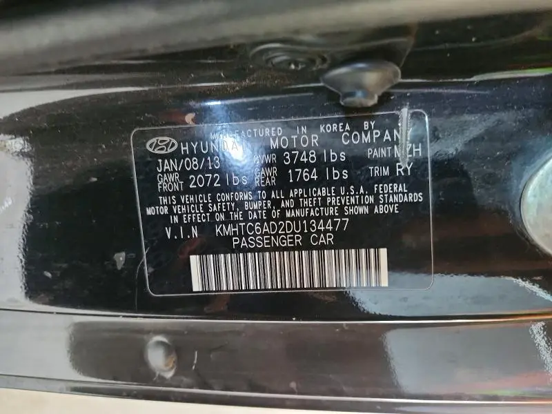 2013 HYUNDAI VELOSTER   