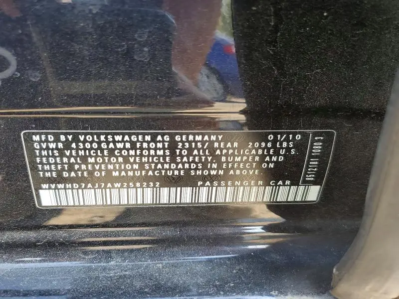 2010 VOLKSWAGEN GTI   