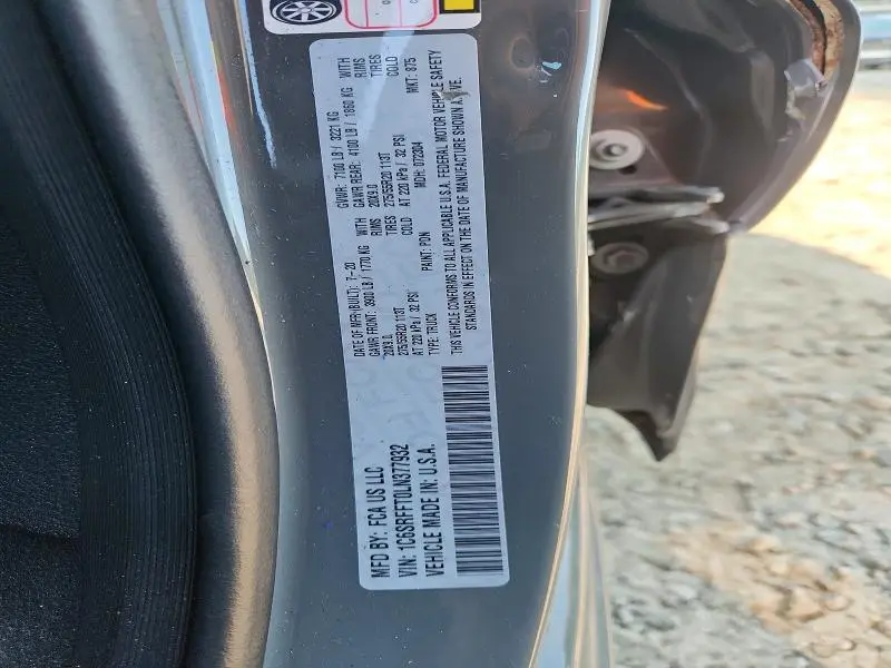 2020 RAM 1500 BIG HORN/LONE STAR  