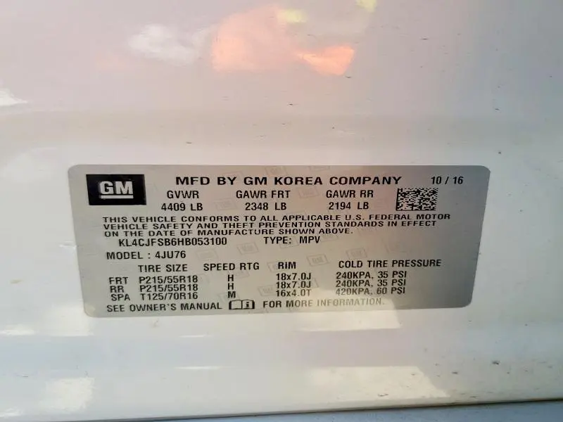 2017 BUICK ENCORE PREFERRED II  