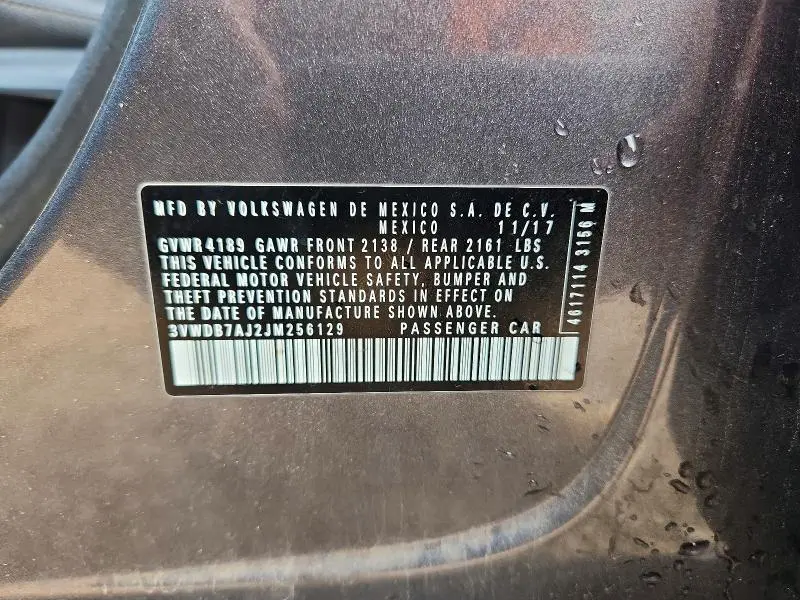 2018 VOLKSWAGEN JETTA SE  