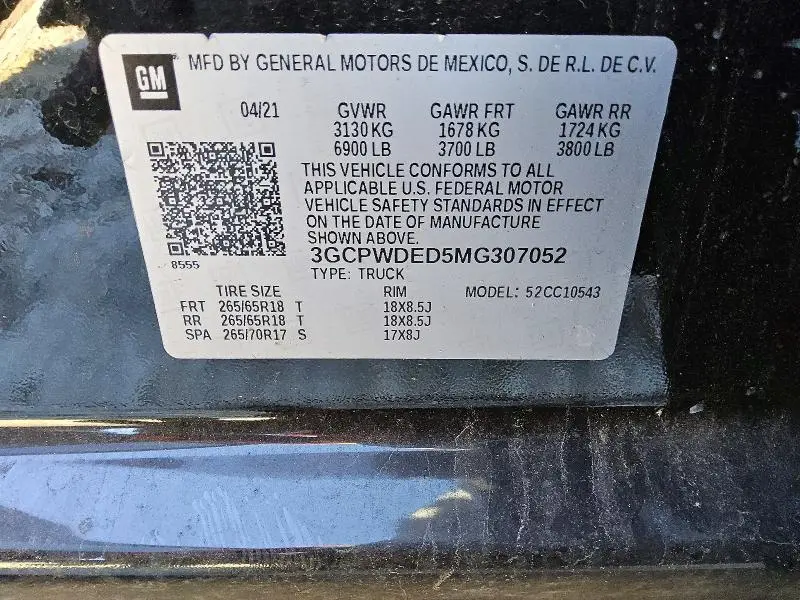 2021 CHEVROLET SILVERADO C1500 RST  