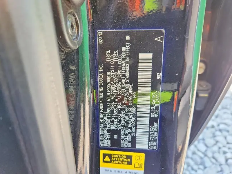 2013 LEXUS RX 350 BASE  