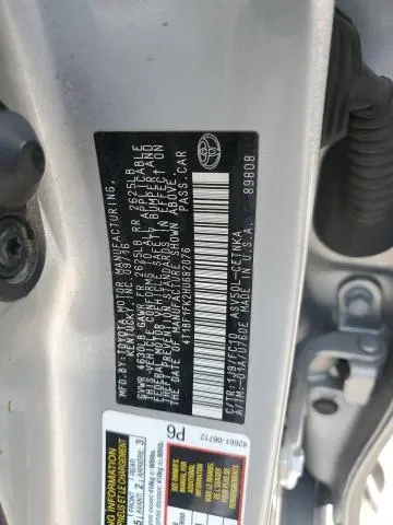 2017 TOYOTA CAMRY LE