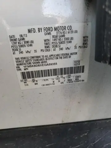 2014 FORD EXPLORER XLT  