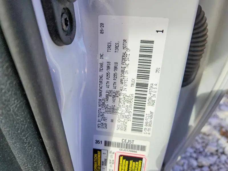 2021 TOYOTA TUNDRA SR5  