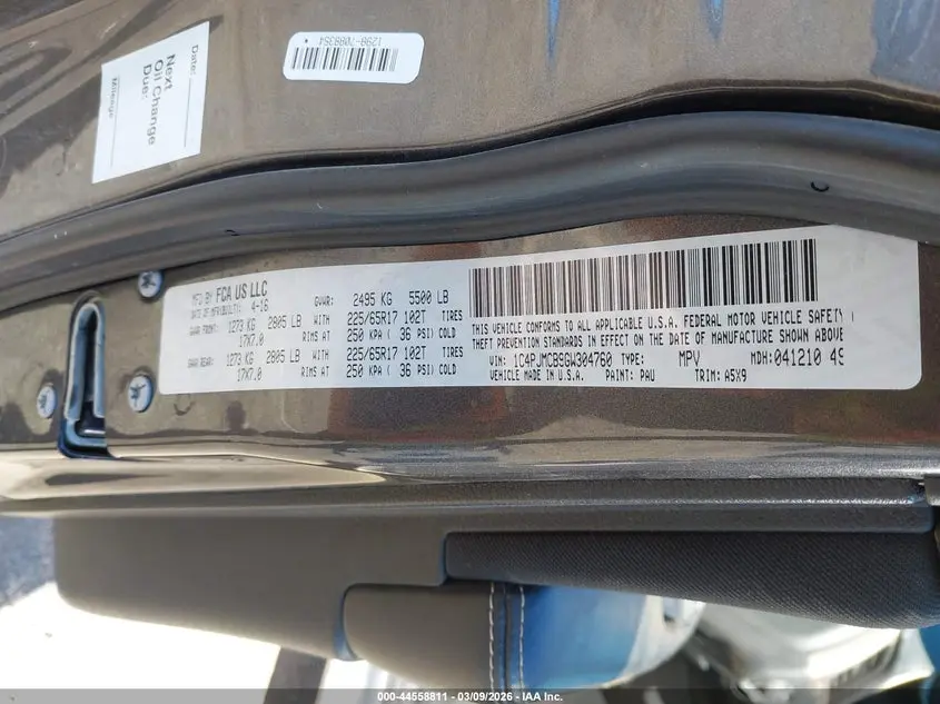 2016 JEEP CHEROKEE LATITUDE