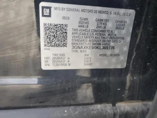 2019 CHEVROLET EQUINOX LT  