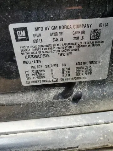 2014 BUICK ENCORE   