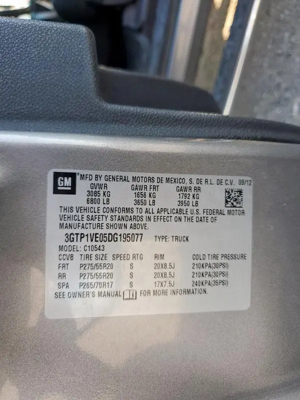 2013 GMC SIERRA C1500 SLE  