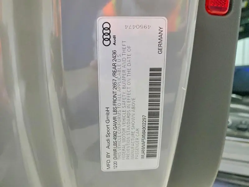 2021 AUDI RS5   