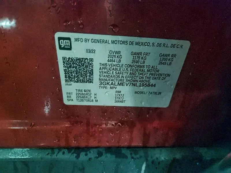 2022 GMC TERRAIN SLE  