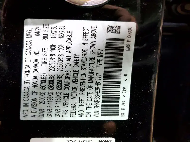 2024 HONDA CR-V SPORT  