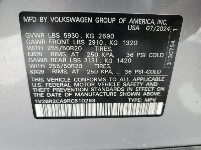 2024 VOLKSWAGEN ATLAS SEL
