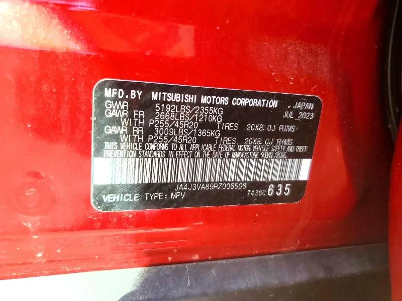 2024 MITSUBISHI OUTLANDER SE  