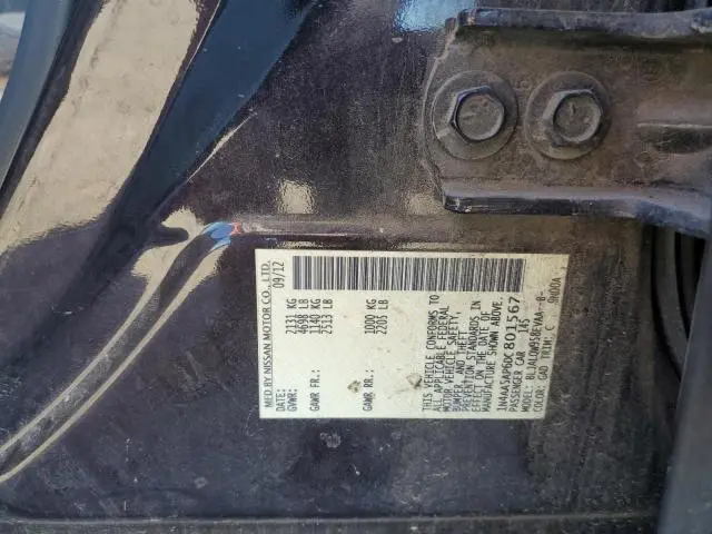 2013 NISSAN MAXIMA S  