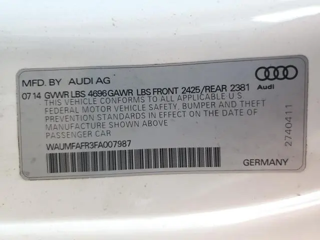2015 AUDI A5 PREMIUM PLUS  