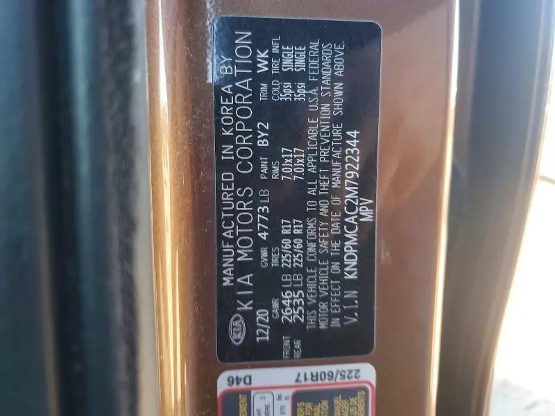 2021 KIA SPORTAGE LX  