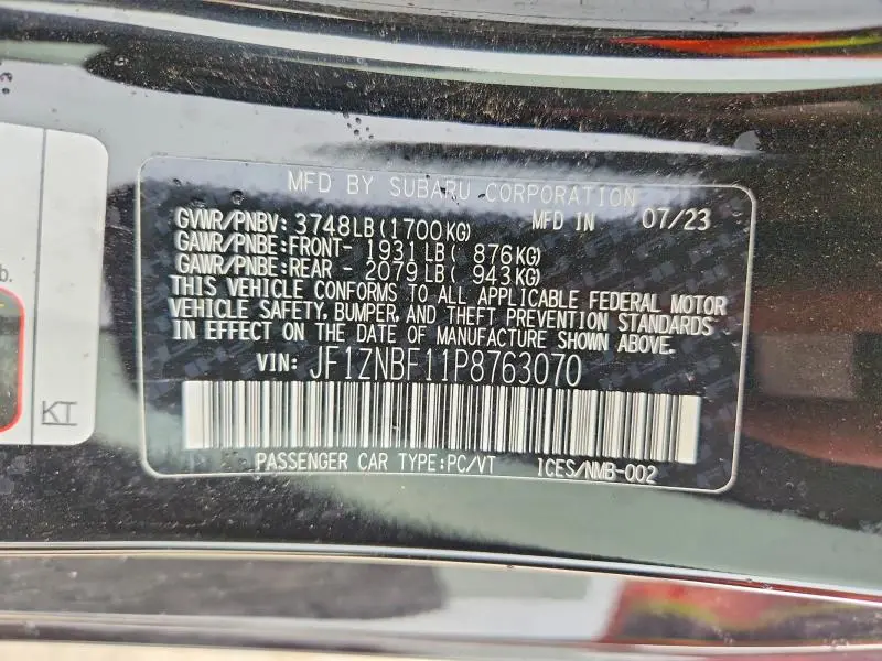 2023 TOYOTA GR 86 PREMIUM  