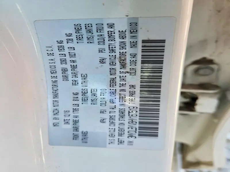 2017 TOYOTA YARIS IA BASE  