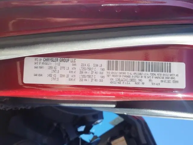 2012 JEEP WRANGLER RUBICON  