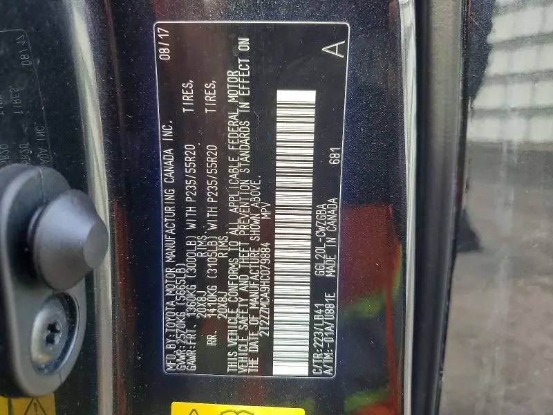 2017 LEXUS RX 350 BASE  