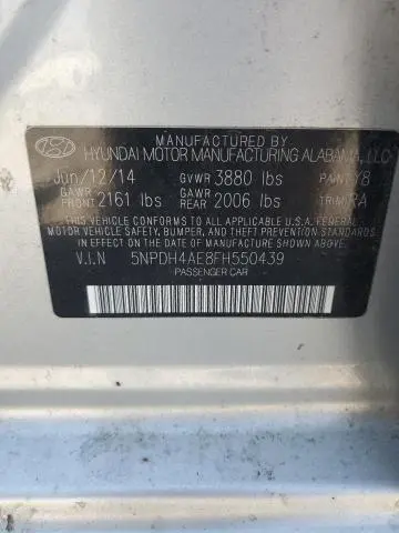 2015 HYUNDAI ELANTRA SE  