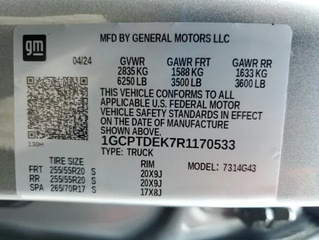 2024 CHEVROLET COLORADO Z71  