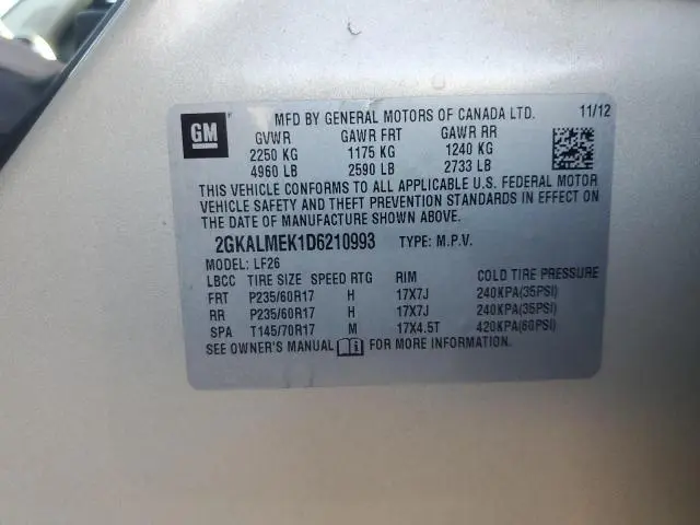 2013 GMC TERRAIN SLE  