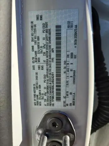 2020 FORD ESCAPE SEL  