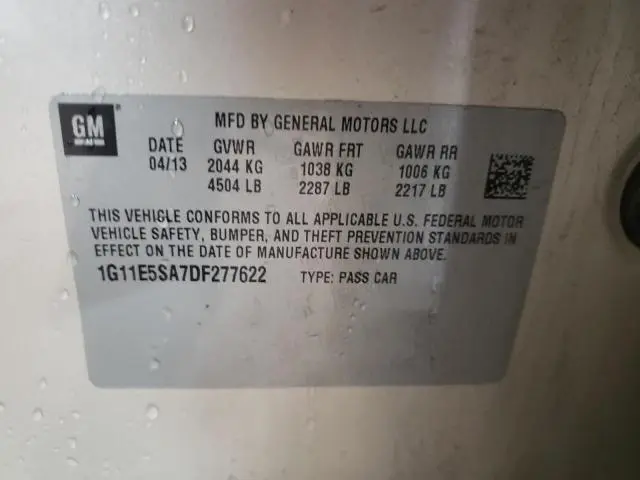 2013 CHEVROLET MALIBU 2LT  