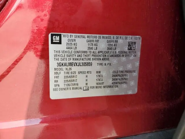 2018 GMC TERRAIN SLE  