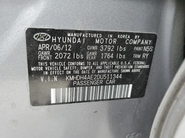 2013 HYUNDAI ELANTRA GLS