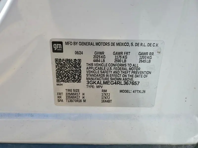 2024 GMC TERRAIN SLE  