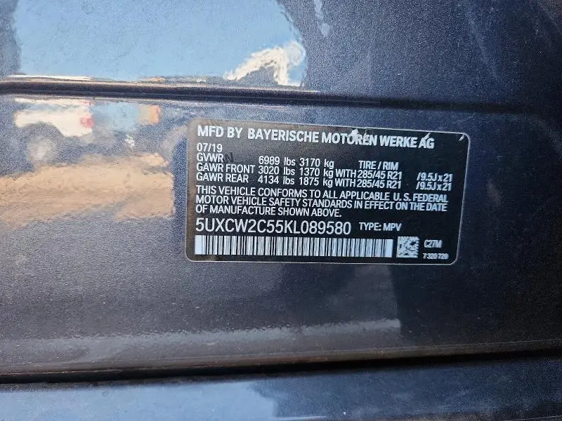2019 BMW X7 XDRIVE40I  