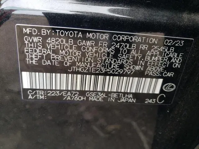 2023 LEXUS IS 350 F SPORT  