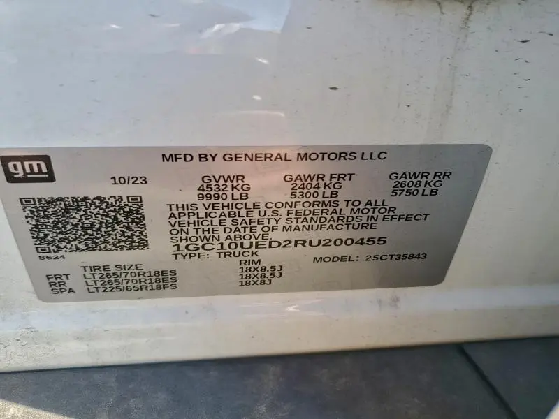 2024 CHEVROLET SILVERADO   